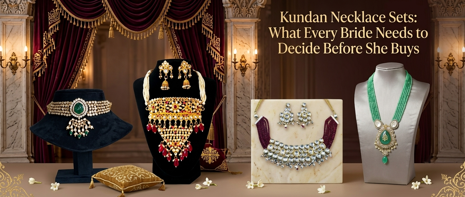 Kundan Necklace Sets: What Every Bride Needs to Decide Before She Buys