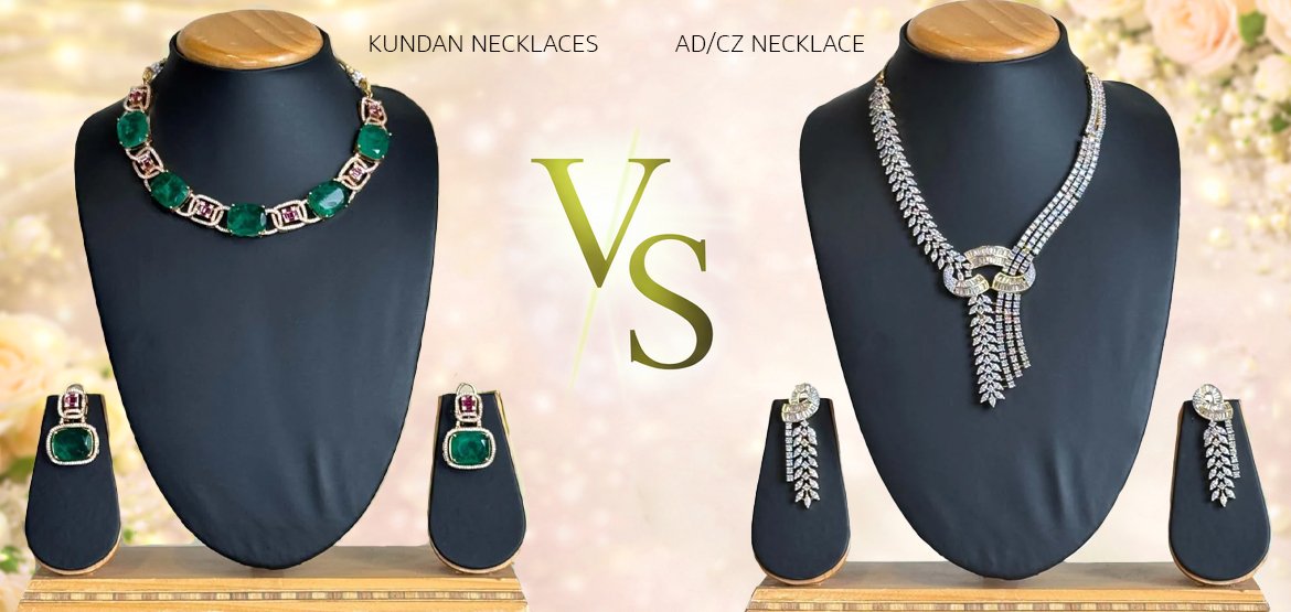 Kundan vs AD/CZ Necklace Sets: Choosing Wedding Jewelry in 2026