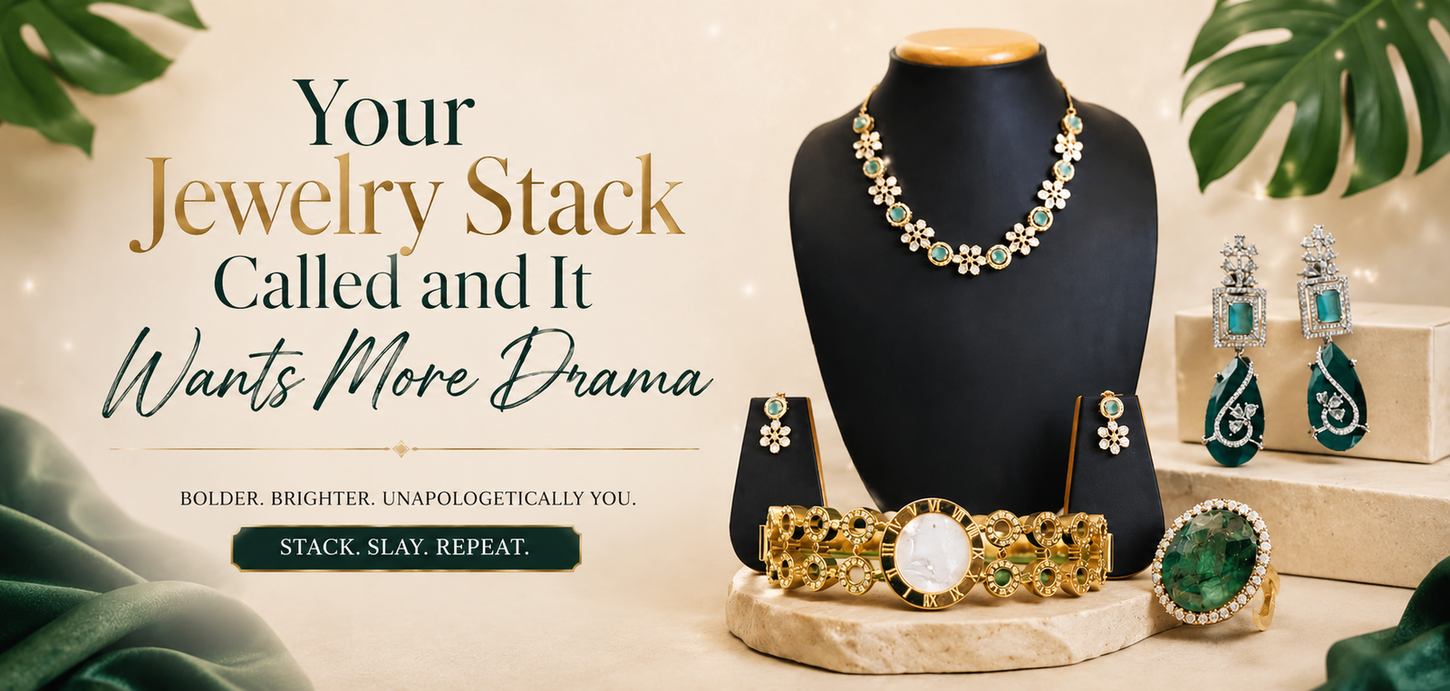 Your Jewelry Stack Called and It Wants More Drama