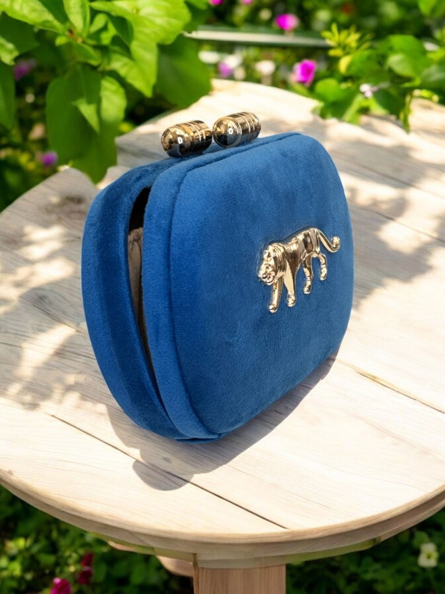 Sabyasachi Inspired Bright Colored Clutches in Velvet