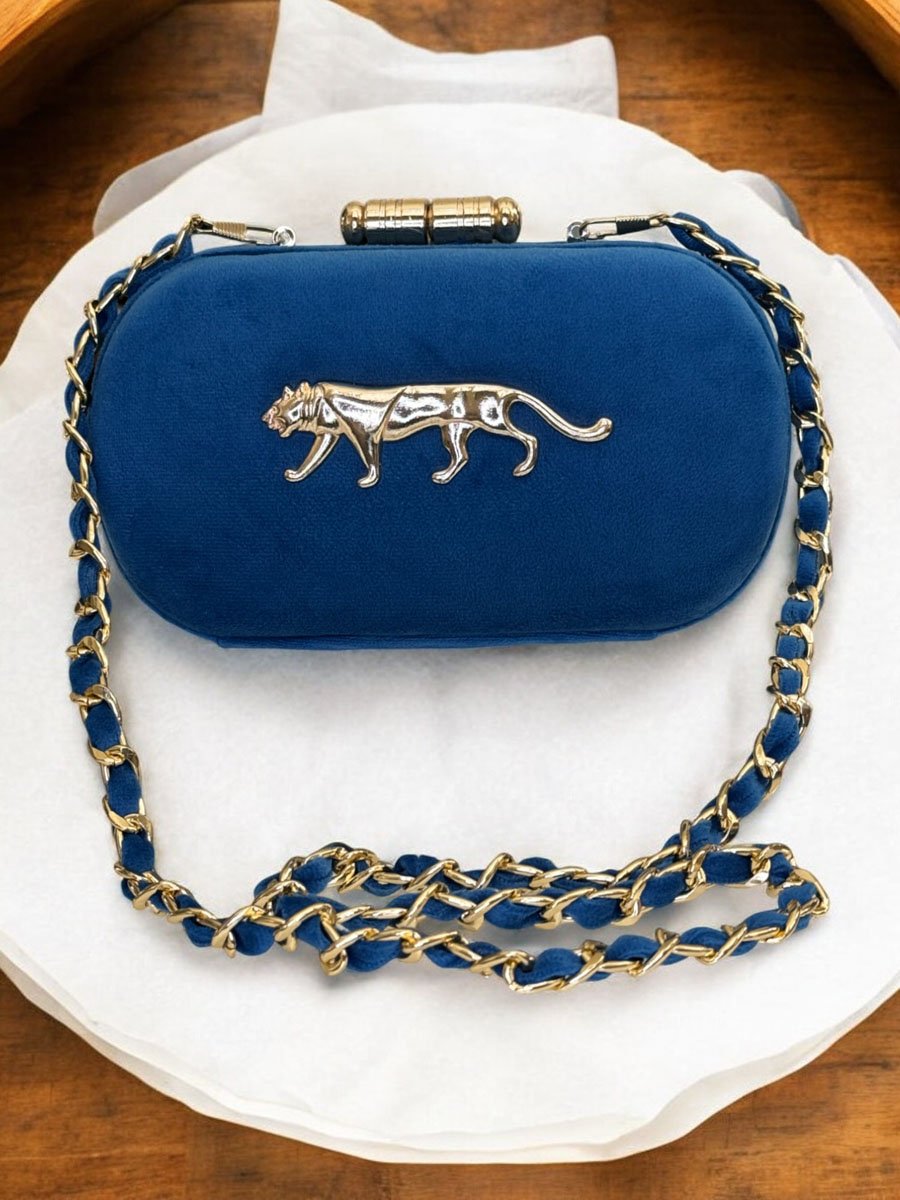 Sabyasachi Inspired Bright Colored Clutches in Velvet