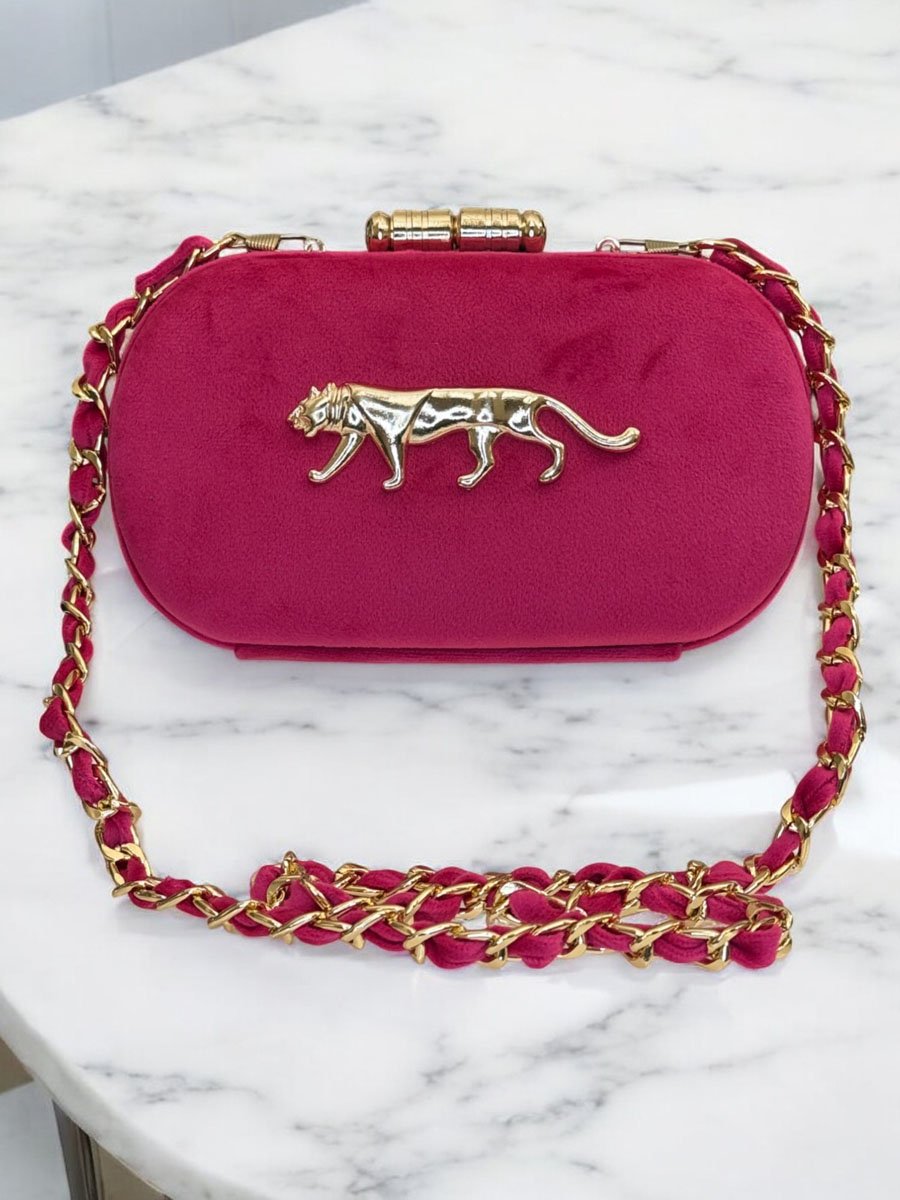 Sabyasachi Inspired Bright Colored Clutches in Velvet