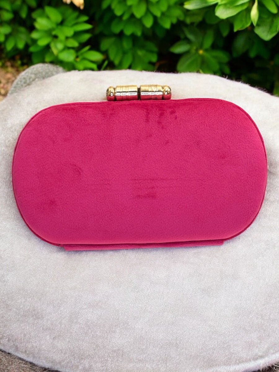 Sabyasachi Inspired Bright Colored Clutches in Velvet