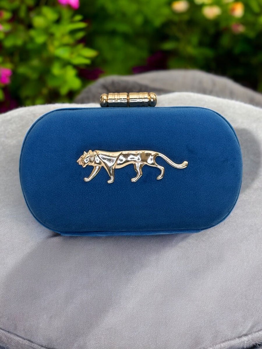 Sabyasachi Inspired Bright Colored Clutches in Velvet