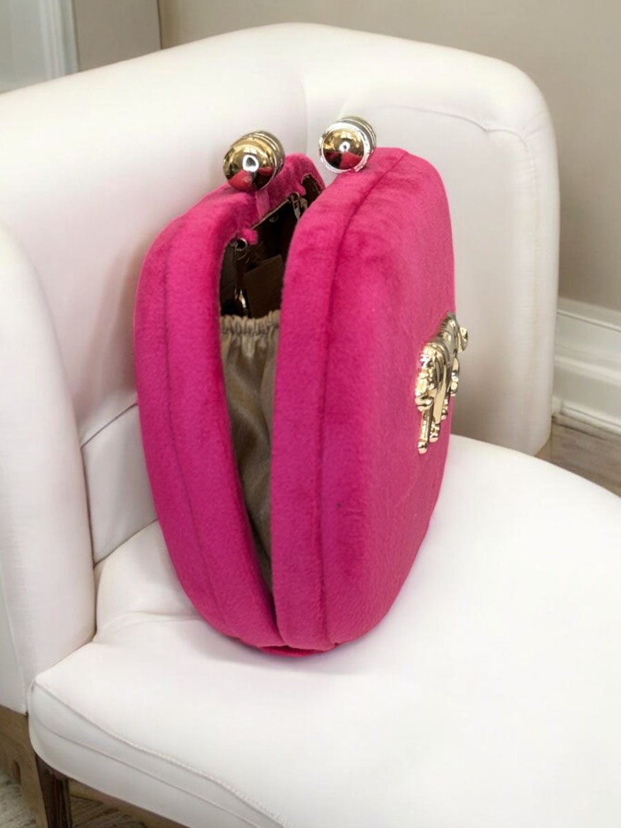 Sabyasachi Inspired Bright Colored Clutches in Velvet