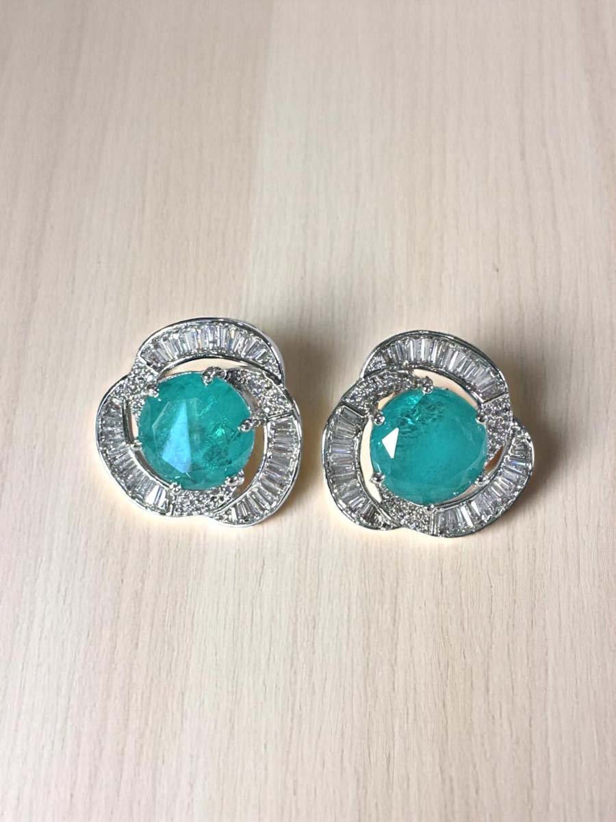 Luminous Swarovski Stud Earrings