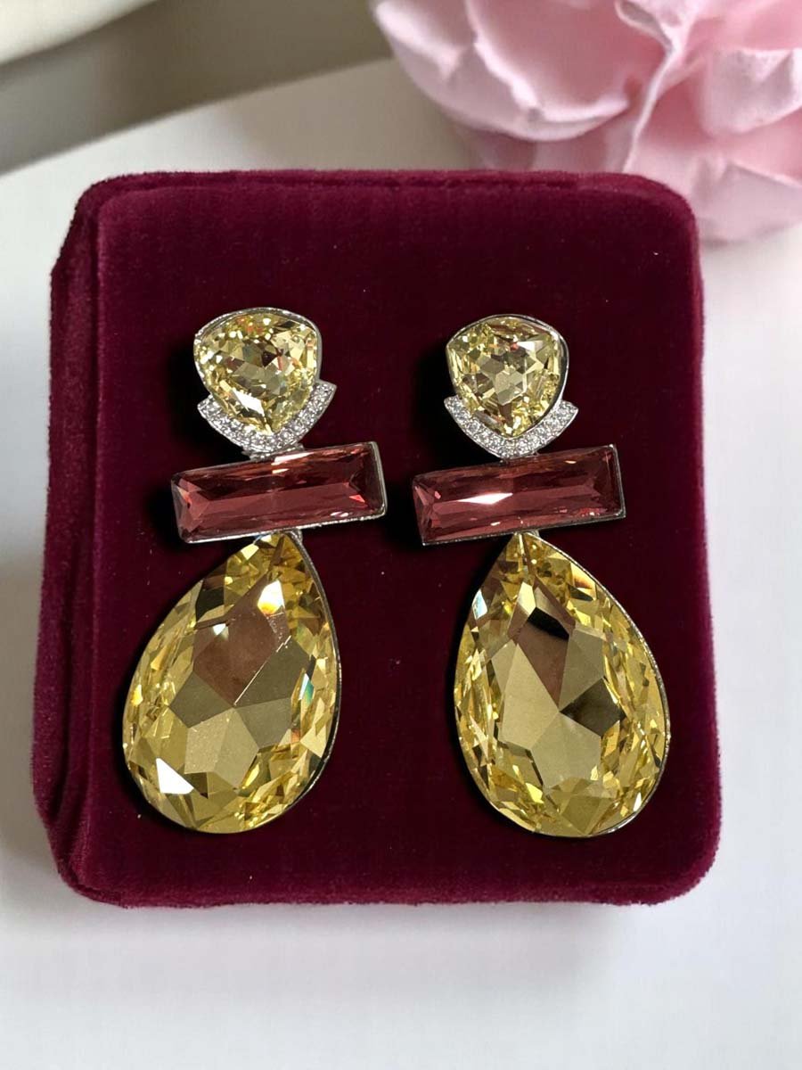 Teardrop Dangle Swarovski Earrings