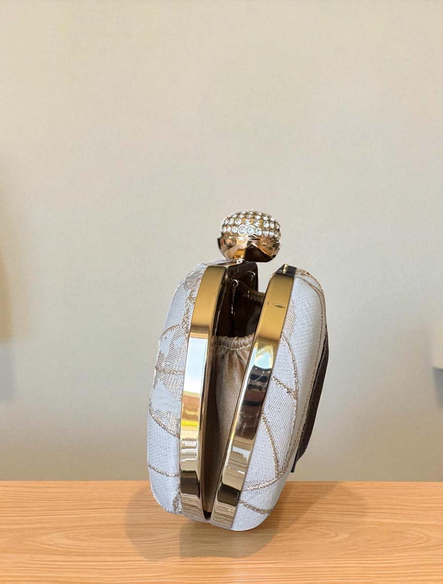 Sabyasachi Inspired Royal Bengal Tiger Motif Embellished Clutches