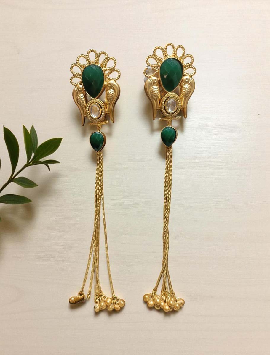 Light Weight Kashmiri Long Earrings