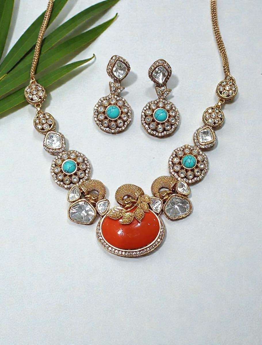 Sabyasachi Inspired Moissanite Necklace Set