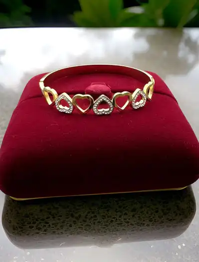 Love Friendship 18k Gold Plated Charm Bracelet