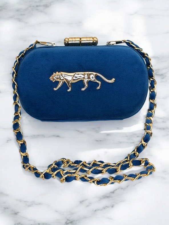 Sabyasachi Inspired Bright Colored Clutches in Velvet