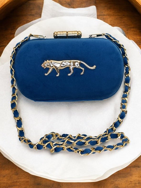 Sabyasachi Inspired Bright Colored Clutches in Velvet