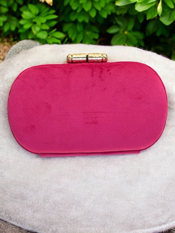 Sabyasachi Inspired Bright Colored Clutches in Velvet