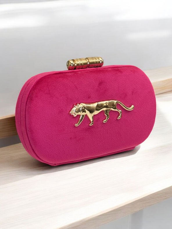 Sabyasachi Inspired Bright Colored Clutches in Velvet