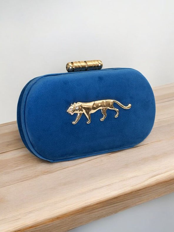 Sabyasachi Inspired Bright Colored Clutches in Velvet