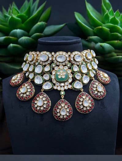 Premium Uncut Kundan Bridal Choker Set