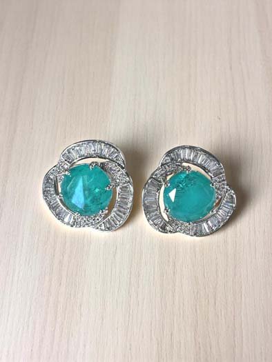 Luminous Swarovski Stud Earrings