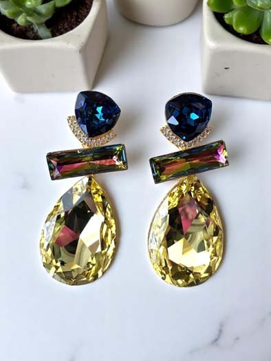 Teardrop Dangle Swarovski Earrings