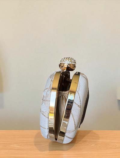 Sabyasachi Inspired Royal Bengal Tiger Motif Embellished Clutches