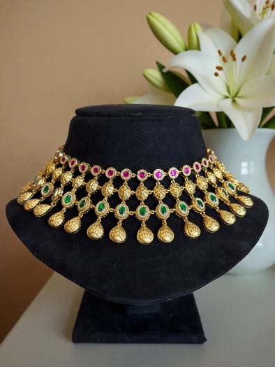 Exquisite Rajwadi Choker Set