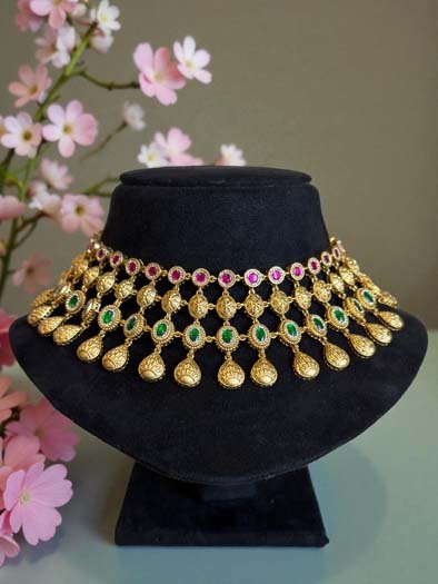 Exquisite Rajwadi Choker Set