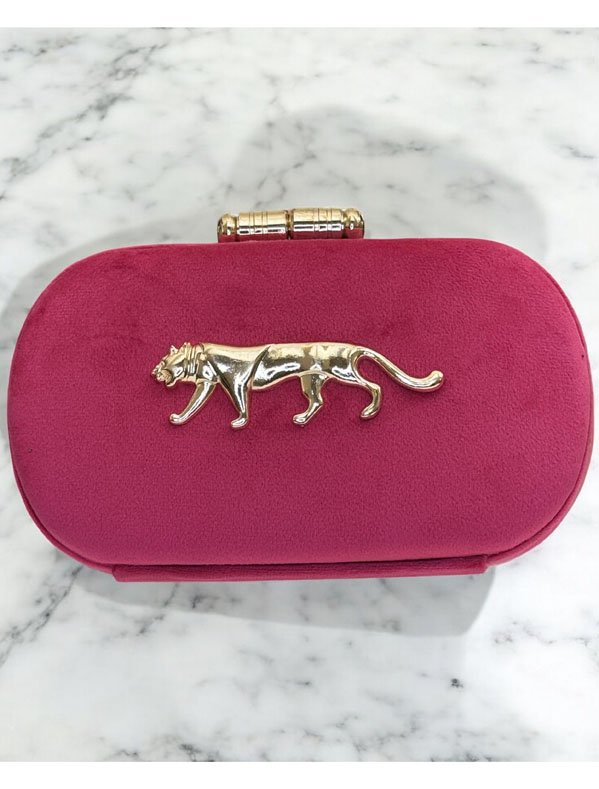 Sabyasachi Inspired Bright Colored Clutches in Velvet