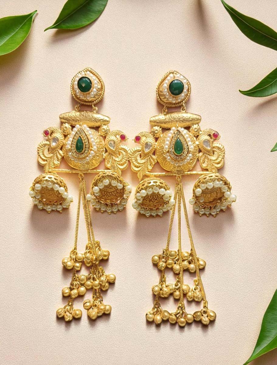 Kashmiri Style Long Earrings