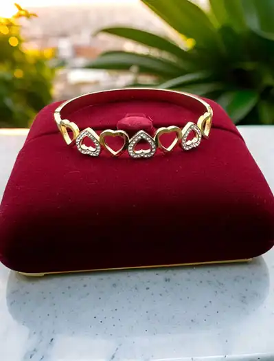 Love Friendship 18k Gold Plated Charm Bracelet